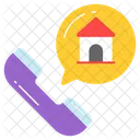 Customer Support House Icon