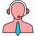 Customer Support 24 X 7 Call Center Icon