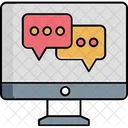 Customer Support Feedback Chat Bubble Icon
