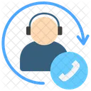 Customer Support Finance Banking Icon