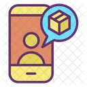 Mobile Call Center Customer Care Icon