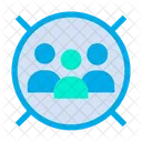 Customer Target Client Icon
