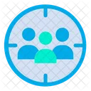Customer Target Client Icon