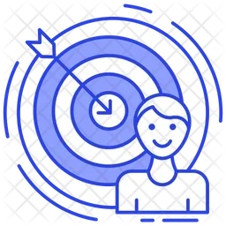 Customer Target  Icon