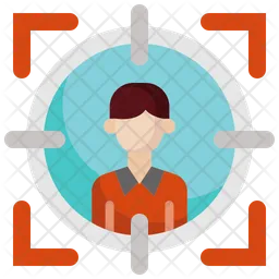 Customer Target  Icon