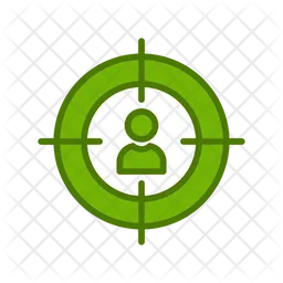 Customer Target  Icon