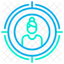 Customer Target Client Icon
