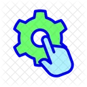 Hand Click Setting Icon
