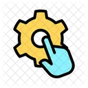 Hand Click Setting Icon