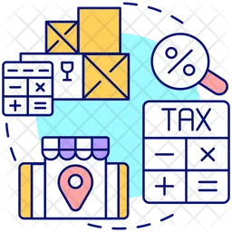 Customs and tax calculations  Icon