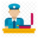 Customs Check Airport Customs Customs Officer Icon