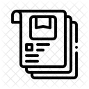 Customs Declaration Logistics Shipping Icon