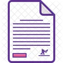 Customs Declaration  Icon