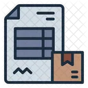 Customs Document Invoice Document Icon