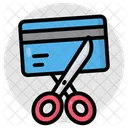 Cut Am Card Bank Card Smartcard Icon