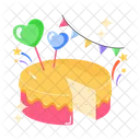 Cut Cake Confectionery Food Birthday Cake Icon