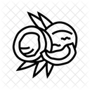 Cut Coconut  Symbol
