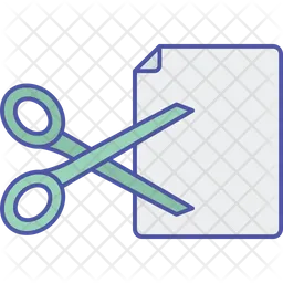 Cut document  Icon