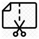 Cut File Cut Document Icon