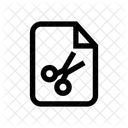 Cut File Archive Icon