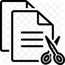 Cut Cut File Copy Icon