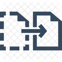 Cut File Paste Icon