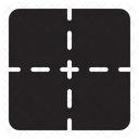 Cut Lines  Icon