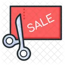Sale Price Cut Icon