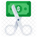 Cut Price Cost Minimize Cost Reduction Icon