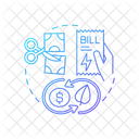Renewable System Cut Icon