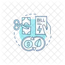 Renewable System Cut Icon