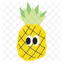 Cute Pineapple Juicy Icon