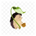 Cute Hedgehog Prickly Icon