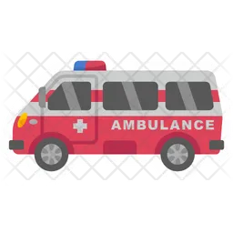 Cute Adorable Ambulance  Icon
