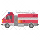 Vehicle Fire Truck Firefighter Icon