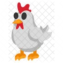 Cute Animal Chicken  Icon