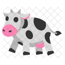 Cute Animal Cow  Icon
