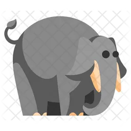 Cute Animal Elephant  Icon