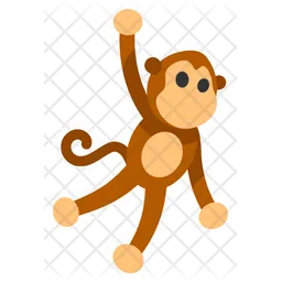 Cute Animal Monkey  Icon