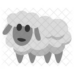 Cute Animal Sheep  Icon