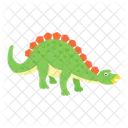 Ankylosaurus Dinosaur Cartoon Dinosaur Icon