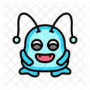 Antennae Cute Monster Icon