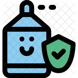 Cute Antiseptic Protected  Icon
