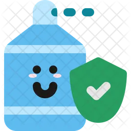 Cute Antiseptic Protected  Icon