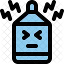 Angry Sanitizer Attack Risk Icon
