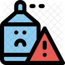 Disinfectant Danger Caution Icon