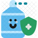 Protection Character Sanitizer Icon