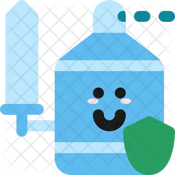 Cute Antiseptic Sanitizer protection  Icon