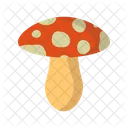 Mushroom Autumn Fall Icon