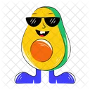 Cute Avocado  Icon